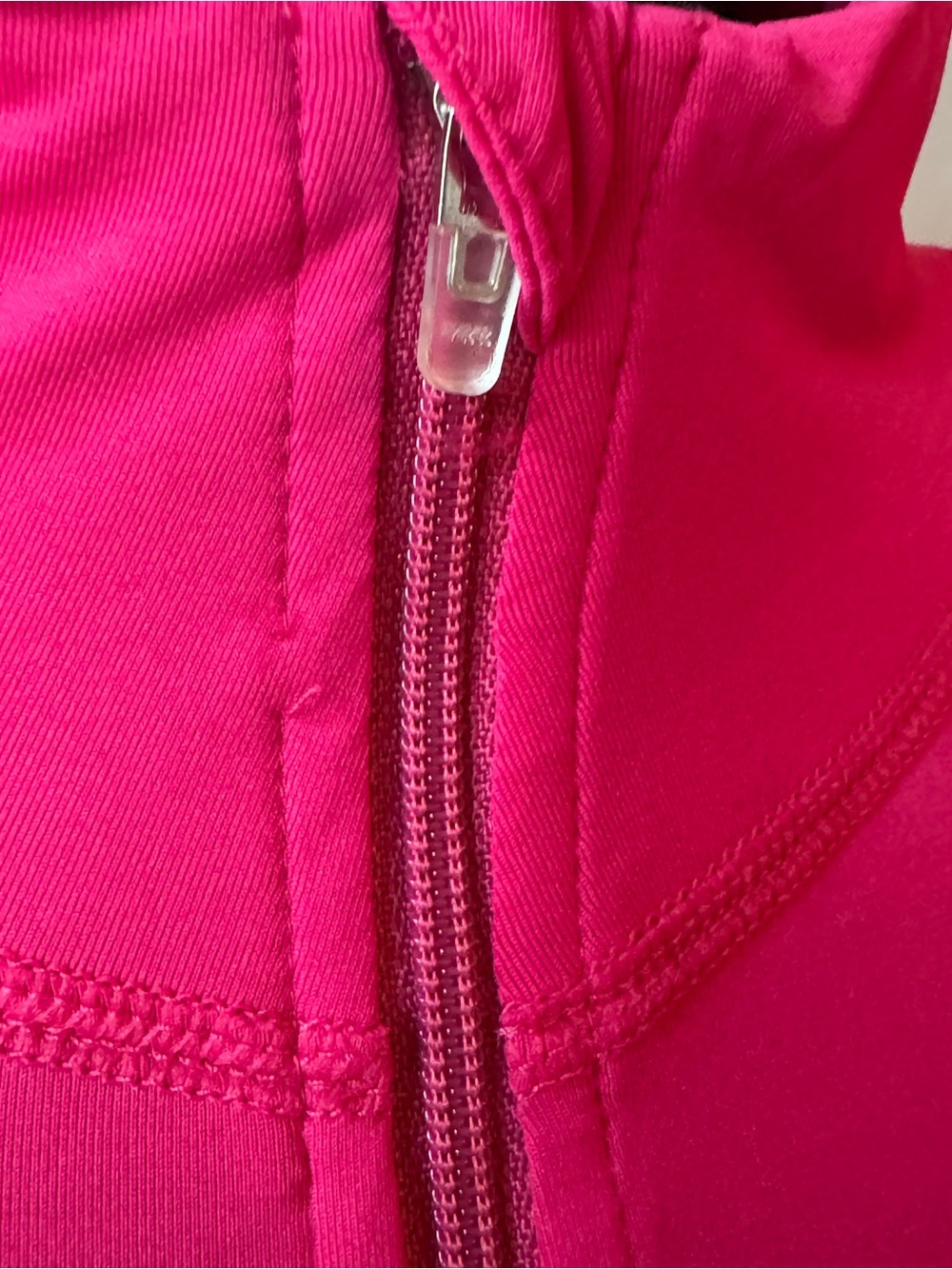 BloqUV Long-Sleeve Pink Swim Coverup Tunic with Half-Zip - Picture 3 of 8